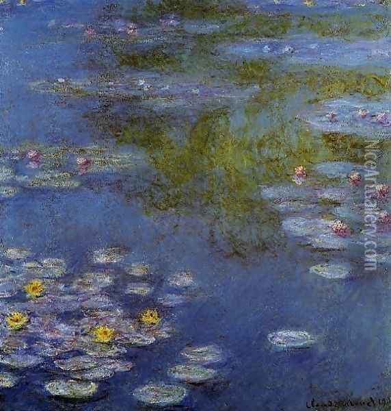Water Lilies32 Oil Painting - Claude Oscar Monet