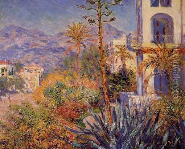 Villas in Bordighera Oil Painting - Claude Oscar Monet