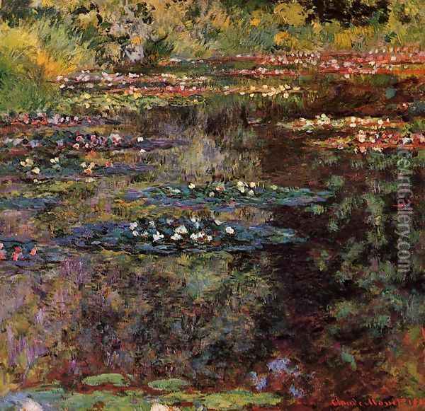 Water-Lilies VI Oil Painting - Claude Oscar Monet