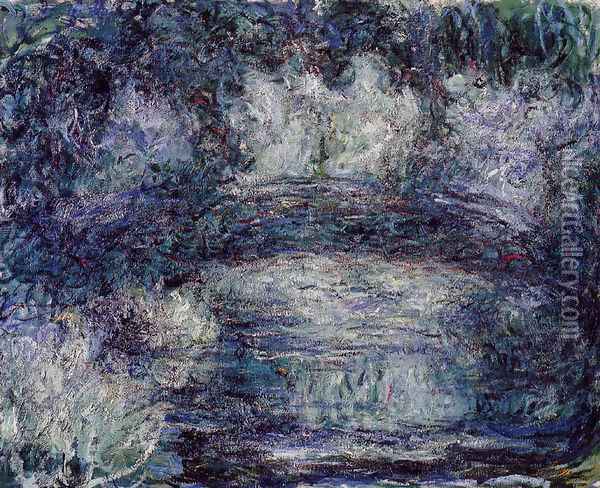 Le pont japonais, 1918 Oil Painting - Claude Oscar Monet