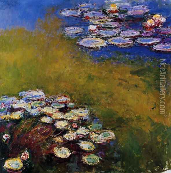 Water-Lilies 46 Oil Painting - Claude Oscar Monet