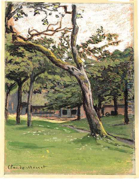 Ferme Normande sous les arbres Oil Painting - Claude Oscar Monet