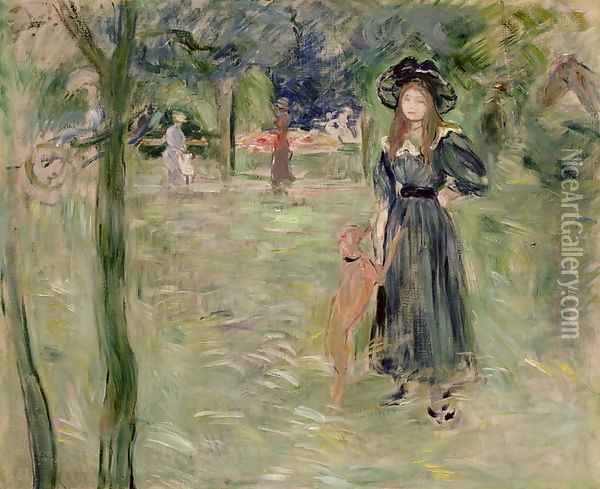 Bois de Boulogne 1893 Oil Painting - Berthe Morisot
