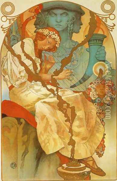 The Slav Epic, 1928 Oil Painting - Alphonse Maria Mucha