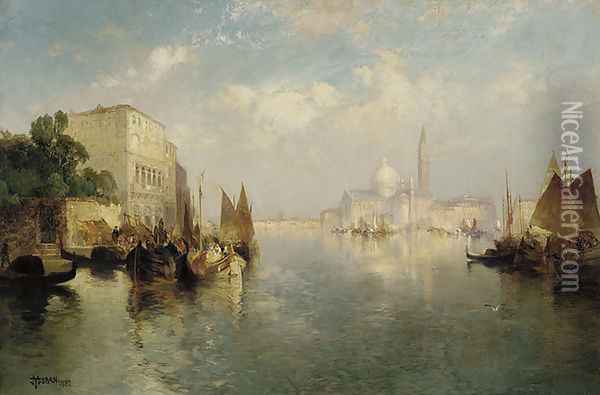 Venice2 Oil Painting - Thomas Moran