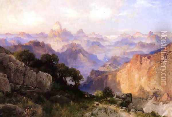 The Grand Canyon Oil Painting - Thomas Moran