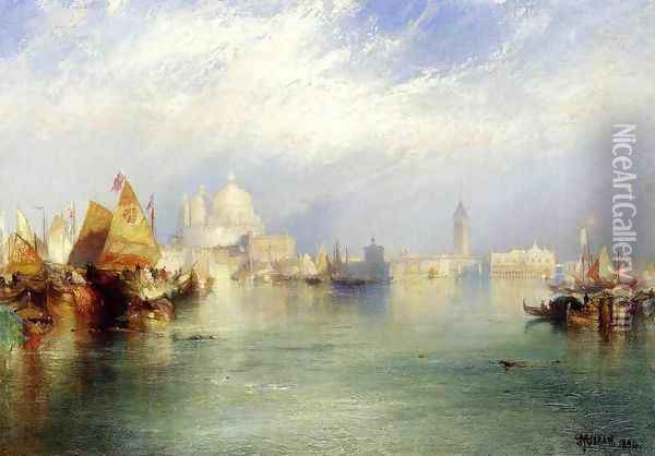 The Splendor of Venice II Oil Painting - Thomas Moran