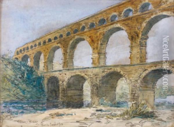 Le Pont Du Gard Oil Painting - Frank Myers Boggs