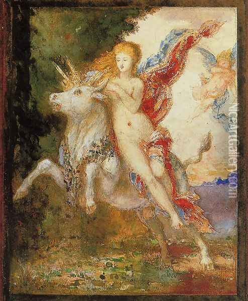 The Abduction of Europa Oil Painting - Gustave Moreau