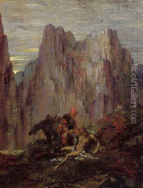 The Good Samaritan Oil Painting - Gustave Moreau