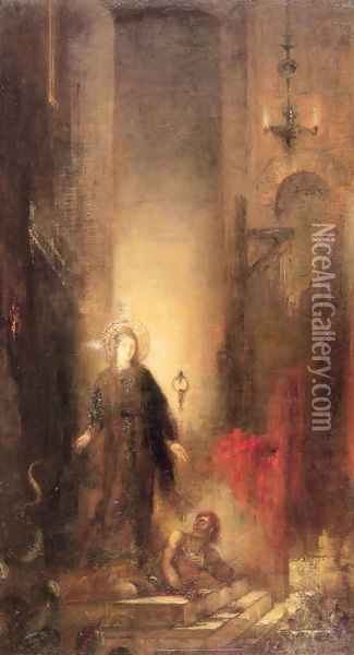 Saint Margaret Oil Painting - Gustave Moreau