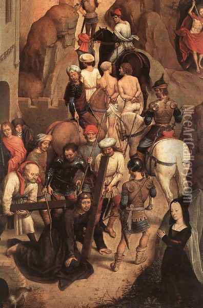 Scenes from the Passion of Christ (detail-6) 1470-71 Oil Painting - Hans Memling