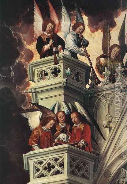 Last Judgment Triptych (detail-2) 1467-71 Oil Painting - Hans Memling