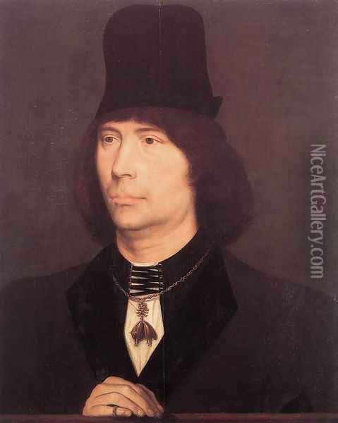 Portrait of Anthony of Burgundy 1467-70 Oil Painting - Hans Memling