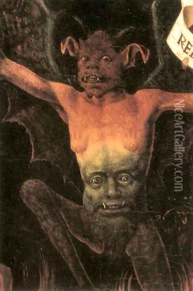 Triptych of Earthly Vanity and Divine Salvation (detail) 2 Oil Painting - Hans Memling