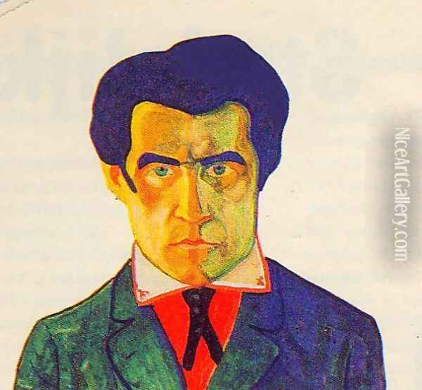 Self portrait I Oil Painting - Kazimir Severinovich Malevich