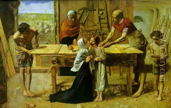 Christ in the House of His Parents (or The Carpenter's Shop) Oil Painting - Sir John Everett Millais