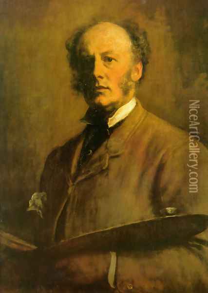 Self-Portrait Oil Painting - Sir John Everett Millais
