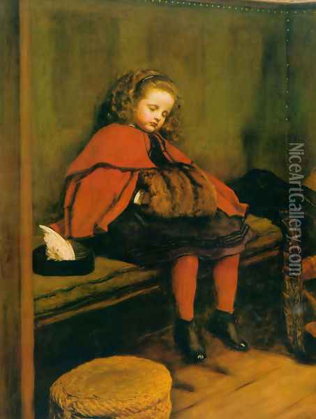 My Second Sermon Oil Painting - Sir John Everett Millais