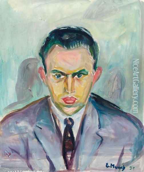 Rolf Stenersen Oil Painting - Edvard Munch
