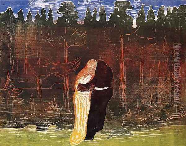 Towards the Forest II Oil Painting - Edvard Munch