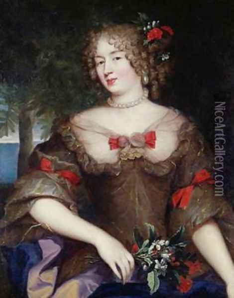 Francoise de Sevigne 1646-1705 Countess of Grignan Oil Painting - Pierre Mignard