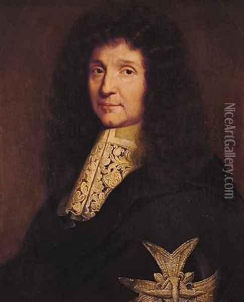 Portrait of Jean-Baptiste Colbert de Torcy 1619-93 1667 Oil Painting - Pierre Mignard