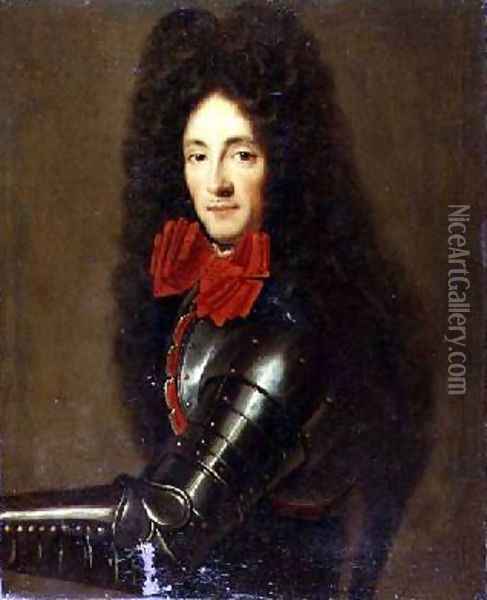 Portrait of a Nobleman Oil Painting - Pierre Mignard