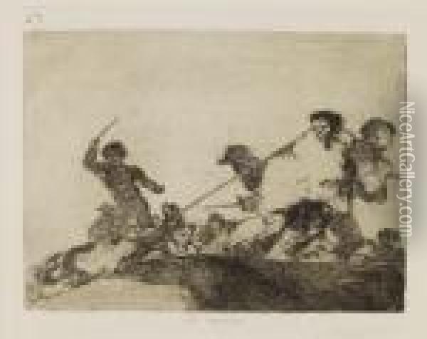 Lo Merecia Oil Painting - Francisco De Goya y Lucientes