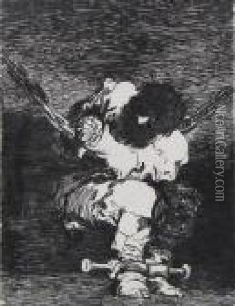 Tan B rbara La Seguridad Como El Delito Oil Painting - Francisco De Goya y Lucientes