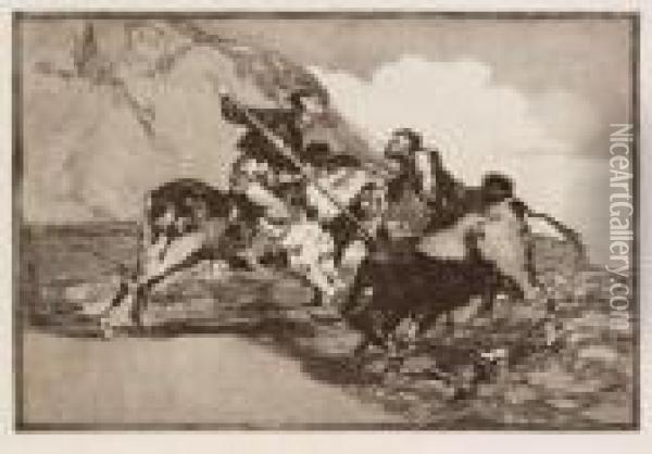 Tauromaquia Oil Painting - Francisco De Goya y Lucientes
