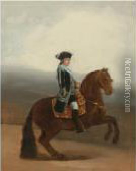 Equestrian Portrait Of Don Manuel Godoy, Duke Of Alcudia Oil Painting - Francisco De Goya y Lucientes
