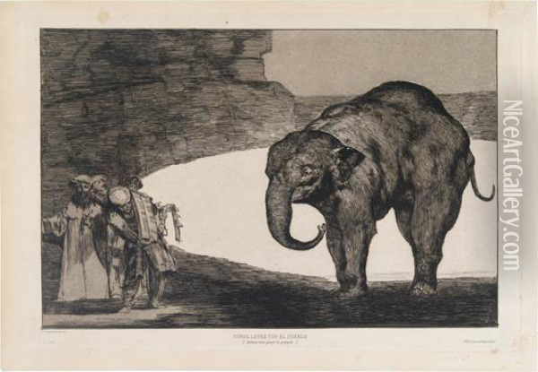 Quien Se Pondra El Cascabel Al Gato? Oil Painting - Francisco De Goya y Lucientes