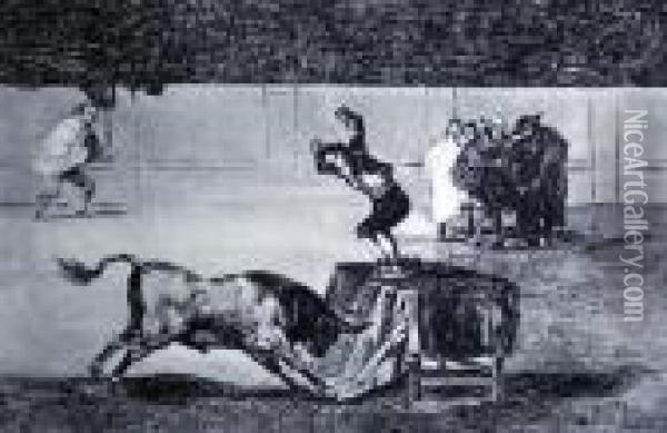 La Tauromaquia Edition Editorial Jano Oil Painting - Francisco De Goya y Lucientes