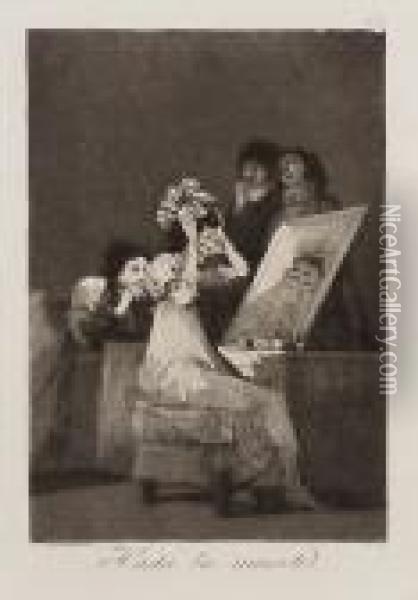 Hasta La Muerte (harris 90) Oil Painting - Francisco De Goya y Lucientes
