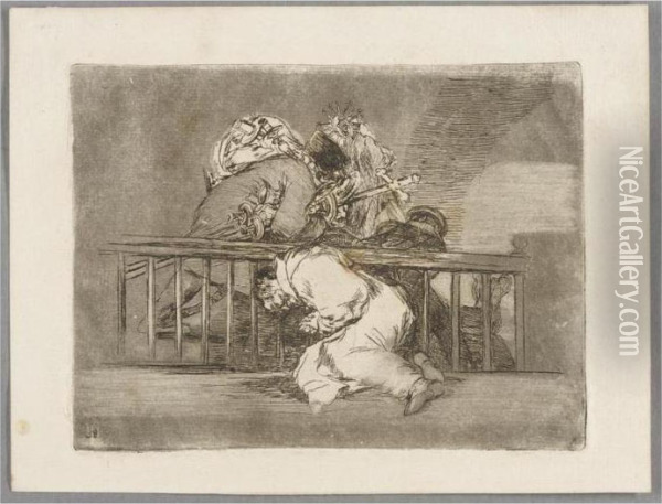 Asi Sucedio (d.166; H.167) Oil Painting - Francisco De Goya y Lucientes