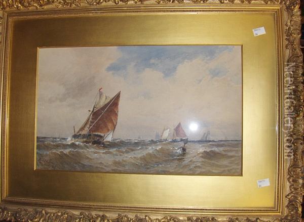 Mouth Of The Thames Oil Painting - Thomas Bush Hardy