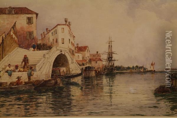 Venice Oil Painting - Thomas Bush Hardy