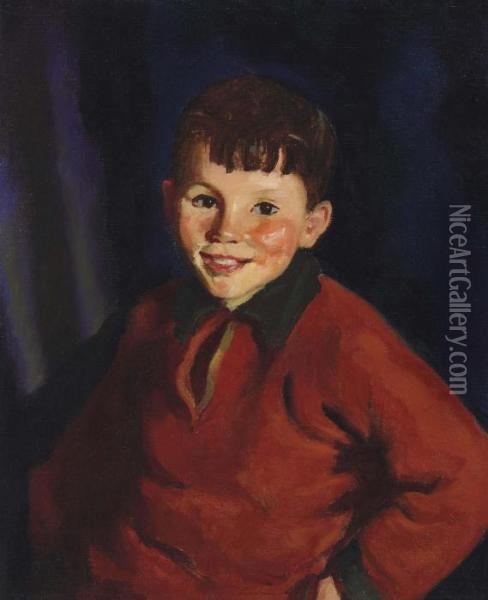 Smiling Tom Oil Painting - Robert Henri