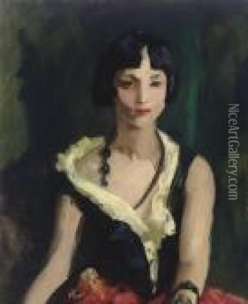 Francisquita Oil Painting - Robert Henri