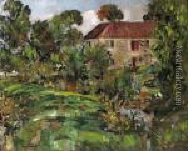Mill, Near Largo, Fife Oil Painting - George Leslie Hunter