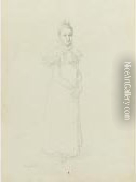 La Princesse Louise Murat Oil Painting - Jean Auguste Dominique Ingres
