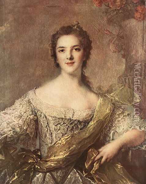Madame Victoire 1748 Oil Painting - Jean-Marc Nattier