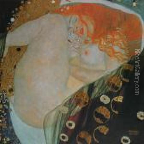 Danae Oil Painting - Gustav Klimt