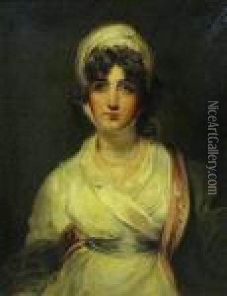 Sarah Siddons As Mrs. Haller In 'the Stranger' Oil Painting - Sir Thomas Lawrence