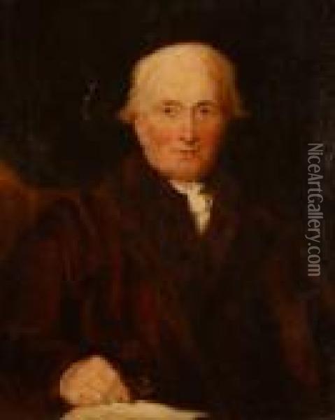 Portrait Of Sir John Angerstein Oil Painting - Sir Thomas Lawrence