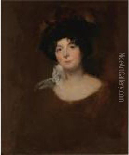 Potrait Of A Lady, Said To Be Lady Blessington's Sister Oil Painting - Sir Thomas Lawrence