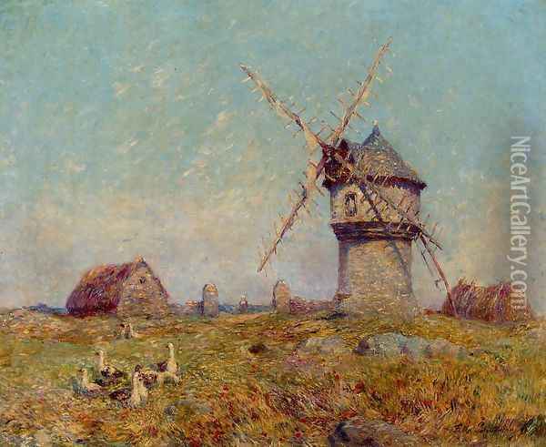 Breton Landscape Oil Painting - Ferdinand Loyen Du Puigaudeau