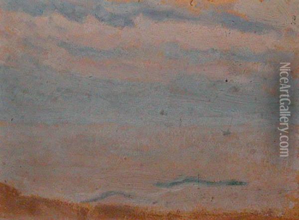 Morze, Ok. 1907 R. Oil Painting - Tadeusz Makowski