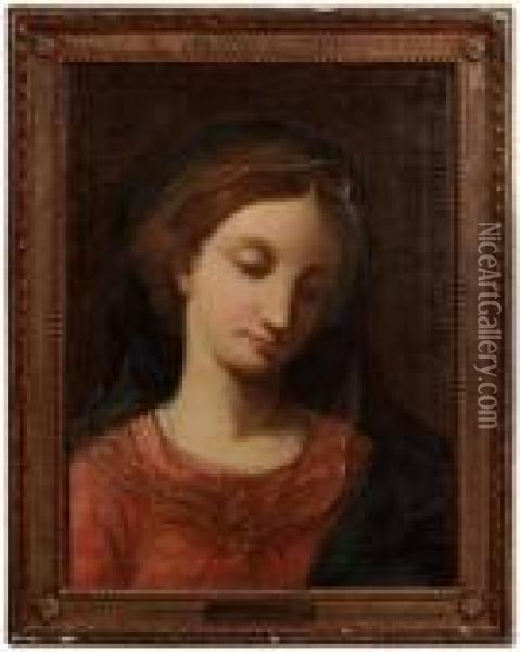 Madonna Oil Painting - Carlo Maratta or Maratti